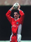 17 December 2000; Willie Burke of St Patrick's Athletic during the Eircom League Premier Division match between St Patrick's Athletic and Shamrock Rovers at Richmond Park in Dublin. Photo by Ray McManus/Sportsfile