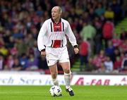 24 August 2000; Dave Hill of Bohemians during the UEFA Cup Qualifying Round Second Leg match between Bohemians and Aberdeen at Tolka Park in Dublin. Photo by David Maher/Sportsfile