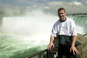 16 June 2000; Geordan Murphy during an Ireland Rugby visit to Niagara Falls in Ontario, Canada. Photo by Matt Browne/Sportsfile