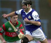 4 November 2000; Paul Cuddy of Castletown  during the AIB Leinster Club Hurling Championship Quarter-Final match between Castletown and Birr at O'Moore Park in Portlaoise, Laois. Photo by Ray McManus/Sportsfile
