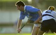 26 November 2000; Tomas Dermody of Graigue-Ballycallan is tackled by Brian Walton of UCD during the AIB Leinster Senior Hurling Championship Final between Graigue-Ballycallan and University College Dublin at Nowlan Park in Kilkenny. Photo by Ray McManus/Sportsfile