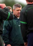 15 March 2000; Ireland head coach Warren Gatland during Ireland Rugby squad training at Greystones Rugby Club in Wicklow. Photo by Damien Eagers/Sportsfile