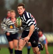 22 January 2000; Brian O'Driscoll of Blackrock College during the AIB All-Ireland League Division 2 match between Blackrock College and Belfast Harlequins at Stradbrook in Dublin. Photo by Damien Eagers/Sportsfile