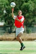 27 January 1999; Gary Dempsey during a Republic of Ireland U-17 Squad Training Session at Greenpoint AFC in Capetown, South Africa. Photo by David Maher/Sportsfile