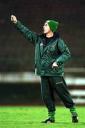 16 November 1998; Ireland manager Mick McCarthy during Republic of Ireland squad training at the Red Star Belgrade Stadium in Belgrade, Yugoslavia. Photo by David Maher/Sportsfile