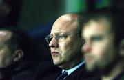 5 December 2000; Dick Best, London Irish Director of Rugby, in attendance during the Zurich Premiership match between London Irish and Newcastle Falcons at the Madejski Stadium in Reading, England. Photo By Brendan Moran/Sportsfile