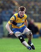 26 November 2000; Niall Gilligan of Sixmilebridge during the AIB Munster Senior Hurling Club Championship Final match between Sixmilebridge and Mount Sion at Semple Stadium in Thurles, Tipperary. Photo By Brendan Moran/Sportsfile