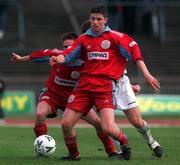 26 March 2000; Brendan O'Connor of Galway United during the Eircom League Premier Division match between Shamrock Rovers and Galway United at Morton Stadium in Dublin. Photo by David Maher/Sportsfile
