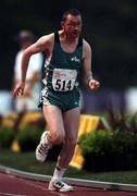 29 June 1999; John Blackburn of Special Olympics Ireland, from Newtown, Wexford competing in the 400m. John later won a Gold medal in the Shot Put at the 1999 Special Olympics World Summer Games in Raleigh, North Carolina, USA. Photo by Ray McManus/Sportsfile