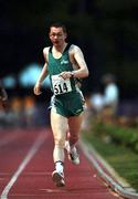 29 June 1999; John Blackburn of Special Olympics Ireland, from Newtown, Wexford competing in the 400m. John later won a Gold medal in the Shot Put at the 1999 Special Olympics World Summer Games in Raleigh, North Carolina, USA. Photo by Ray McManus/Sportsfile