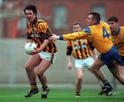 17 March 2000; Gavin Cumiskey of Crossmaglen Rangers in action against Thomas Lynch of Na Fianna during the AIB All-Ireland Senior Club Football Championship Final match between Crossmaglen and Na Fianna at Croke Park in Dublin. Photo by Ray McManus/Sportsfile