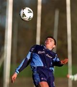 14 January 2001; Kevin Grogan of UCD during the Eircom League Premier Division match between Shamrock Rovers and UCD at Morton Stadium in Santry, Dublin. Photo by Ray Lohan/Sportsfile