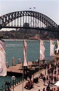 1 October 2000; A general view of the Sydney Harbour Bridge in Sydney, Australia. Photo by Brendan Moran/Sportsfile