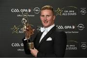 6 November 2015; Ciarán Kilkenny, Dublin, with his GAA GPA All-Star Award at the GAA GPA All-Star Awards 2015 Sponsored by Opel. Convention Centre, Dublin. Photo by Sportsfile