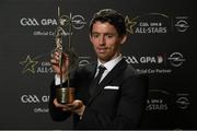 6 November 2015; Mattie Donnelly, Tyrone, with his GAA GPA All-Star Award at the GAA GPA All-Star Awards 2015 Sponsored by Opel. Convention Centre, Dublin. Photo by Sportsfile