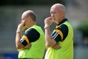 25 July 2009; Antrim managers Dominic McKinley, right, and Terence McNaughton. GAA Hurling All-Ireland Senior Championship Relegation, Round 1, Antrim v Offaly, Parnell Park, Dublin. Picture credit: Damien Eagers / SPORTSFILE