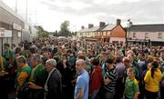 25 July 2009; Supporters queue outside Pairc Tailteann causing the game to be delayed by 10 minutes. GAA All-Ireland Senior Football Championship Qualifier, Round 3, Meath v Roscommon, Pa´irc Tailteann, Navan, Co. Meath. Picture credit: Pat Murphy / SPORTSFILE