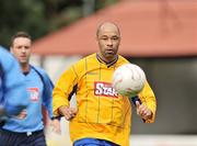 26 July 2009; Former Republic of Ireland International Paul McGrath in action during the celebrity soccer match in aid of CASA (Caring and Sharing Association), Richmond Park, Inchicore, Dublin. Picture credit: David Maher / SPORTSFILE