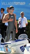 27 July 2009; Ireland's Conor Leaney, from Ballynure, Co. Antrim, focuses ahead of Heat 10 of the Men's 200m Freestyle. Leaney finished in a time of 1:50.98 setting a new Irish Junior Record. FINA World Swimming Championships Rome 2009, Foro Italico, Rome, Italy. Picture credit: Brian Lawless / SPORTSFILE