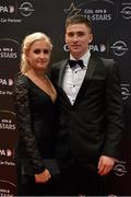 6 November 2015; Gerry Keegan, Kildare, and Aoife O'Brien arrive at the GAA GPA All-Star Awards 2015 Sponsored by Opel. Convention Centre, Dublin. Picture credit: Brendan Moran / SPORTSFILE