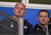 7 November 2015; Waterford manager Tom McGlinchey, left, with selector Ephie Fitzgerald at the game. AIB Munster GAA Football Senior Club Championship, Stradbally v Nemo Rangers. Fraher Field, Dungarvan, Co. Waterford. Picture credit: Matt Browne / SPORTSFILE