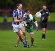 8 November 2015; Declan O'Mahony, Ballyboden St. Enda's, in action against Daragh Lafferty, St Patrick's. Enda's. AIB Leinster GAA Senior Club Football Championship Quarter-Final, St Patrick's v Ballyboden St. Enda's. County Grounds, Drogheda, Co. Louth. Picture credit: Ray McManus / SPORTSFILE