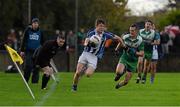 8 November 2015; Robbie McDaid, Ballyboden St. Enda's, in action against Dessie Finnegan, St Patrick's. AIB Leinster GAA Senior Club Football Championship Quarter-Final, St Patrick's v Ballyboden St. Enda's. County Grounds, Drogheda, Co. Louth. Picture credit: Ray McManus / SPORTSFILE