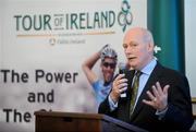 29 July 2009; Alan Rushton, Event Organiser, speaking at the launch of the 2009 Tour of Ireland. The tour takes place from 21st to the 23rd of August this year. The Ritz-Carlton, Powerscourt, Co Wicklow. Picture credit: Brendan Moran / SPORTSFILE