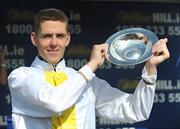 29 July 2009; Jockey Andrew McNamara after winning the William Hill Galway Plate on Ballyholland. Galway Racing Festival - Wednesday, Ballybrit, Galway. Picture credit: Stephen McCarthy / SPORTSFILE