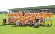 26 July 2009; The Antrim squad. GAA All-Ireland Senior Football Championship Qualifier Round 4, Antrim v Kerry, O'Connor Park, Tullamore, Co. Offaly. Picture credit: Brendan Moran / SPORTSFILE