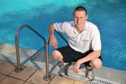 29 July 2009; Ireland's Karl Burdis, from Donaghmede, Dublin, at the team hotel. Burdis competes in the Men's 200m Breaststroke on Thursday 30th July. FINA World Swimming Championships Rome 2009, Holiday Inn, Rome West, Via Aurelia, Rome, Italy. Picture credit: Brian Lawless / SPORTSFILE