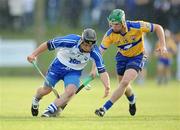 29 July 2009; Noel Connors, Waterford, in action against Colin Ryan, Clare. Bord Gais Energy GAA Munster U21 Hurling Championship Final, Waterford v Clare, Fraher Field, Dungarvan, Co. Waterford. Picture credit: Matt Browne / SPORTSFILE