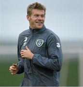 9 November 2015; Republic of Ireland 's James McClean during squad training. Republic of Ireland Squad Training, National Sports Campus, Abbotstown, Co. Dublin. Picture credit: David Maher / SPORTSFILE