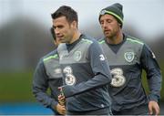 9 November 2015; Republic of Ireland 's Seamus Coleman during squad training. Republic of Ireland Squad Training, National Sports Campus, Abbotstown, Co. Dublin. Picture credit: David Maher / SPORTSFILE