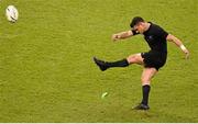 17 October 2015; Dan Carter, New Zealand. 2015 Rugby World Cup, Quarter-Final, New Zealand v France. Millennium Stadium, Cardiff, Wales. Picture credit: Brendan Moran / SPORTSFILE