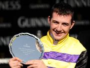 30 July 2009; Jockey Stephen Gray after winning the Arthur Guinness Galway Hurdle Handicap on Bahrain Storm. Galway Racing Festival - Thursday, Ballybrit, Galway. Picture credit: Stephen McCarthy / SPORTSFILE