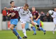 31 July 2009; Paddy Madden, Bohemians, in action against Alan McNally, Drogheda United. League of Ireland Premier Division, Drogheda United v Bohemians, United Park, Drogheda, Co. Louth. Picture credit: David Maher / SPORTSFILE