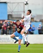 31 July 2009; Ken Oman, Bohemians, in action against Shane Barrett, Drogheda United. League of Ireland Premier Division, Drogheda United v Bohemians, United Park, Drogheda, Co. Louth. Picture credit: David Maher / SPORTSFILE