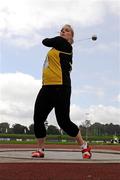 1 August 2009; Eileen O'Keeffe, Kilkenny City Harriers A.C., on her way to winning the Women's Hammer. Woodie's DIY / AAI National Senior Track & Field Championships - Saturday. Morton Stadium, Santry, Dublin. Picture credit: Stephen McCarthy / SPORTSFILE