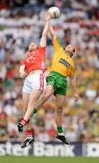 2 August 2009; Nicholas Murphy, Cork, in action against Brendan Boyle, Donegal. GAA Football All-Ireland Senior Championship Quarter-Final, Cork v Donegal, Croke Park, Dublin. Picture credit: Stephen McCarthy / SPORTSFILE