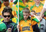 2 August 2009; A young Donegal suporter during the game. GAA Football All-Ireland Senior Championship Quarter-Final, Cork v Donegal, Croke Park, Dublin. Picture credit: Oliver McVeigh / SPORTSFILE