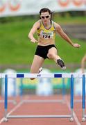 2 August 2009; Michelle Carey, Dublin Striders AC, clears the last on her way to winning the Women's 400m Hurdles Final. Woodie's DIY / AAI National Senior Track & Field Championships. Morton Stadium, Santry, Dublin. Picture credit: Brendan Moran / SPORTSFILE