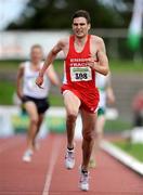 2 August 2009; Rory Chesser, Ennis Track AC, comes home to win the Men's 3000m Steeplechase. Woodie's DIY / AAI National Senior Track & Field Championships. Morton Stadium, Santry, Dublin. Picture credit: Brendan Moran / SPORTSFILE