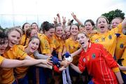 31 July 2009; Roscommon players celebrate with the cup. All-Ireland Minor B Championship Final, Tipperary v Roscommon, Ferbane GAA Club, Ferbane, Co. Offaly. Picture credit: Matt Browne / SPORTSFILE