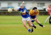 31 July 2009; Leanne Barrett, Tipperary, in action against Rachel Corcoran, Roscommon. All-Ireland Minor B Championship Final, Tipperary v Roscommon, Ferbane GAA Club, Ferbane, Co. Offaly. Picture credit: Matt Browne / SPORTSFILE