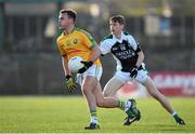 8 November 2015; Paul O'Connor, South Kerry, in action against Donal Lyne, Killarney Legion. Kerry County Senior Football Championship Final, Killarney Legion v South Kerry. Fitzgerald Stadium, Killarney, Co. Kerry. Picture credit: Stephen McCarthy / SPORTSFILE