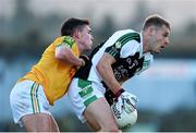8 November 2015; Tom Moriarty, Killarney Legion, in action against Conor O'Shea, South Kerry. Kerry County Senior Football Championship Final, Killarney Legion v South Kerry. Fitzgerald Stadium, Killarney, Co. Kerry. Picture credit: Stephen McCarthy / SPORTSFILE