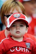 2 August 2009; A young Cork supporter at the game. GAA Football All-Ireland Senior Championship Quarter-Final, Cork v Donegal, Croke Park, Dublin. Picture credit: Ray McManus / SPORTSFILE