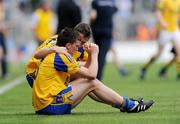 3 August 2009; David Butler, Roscommon, is consoled by team-mate Colin Compton after the game. ESB GAA Football All-Ireland Minor Championship Quarter-Final, Kerry v Roscommon, Croke Park, Dublin. Picture credit: Diarmuid Greene / SPORTSFILE
