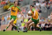 2 August 2009; Michael Murphy, Donegal, with Colm McFadden, to his right. GAA Football All-Ireland Senior Championship Quarter-Final, Cork v Donegal, Croke Park, Dublin. Picture credit: Ray McManus / SPORTSFILE